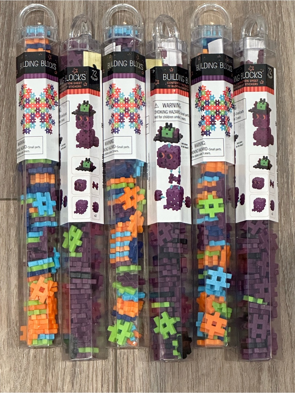 Target 2026 Multi Variety HALLOWEEN & CAT Release Hashtag Building Blocks X6